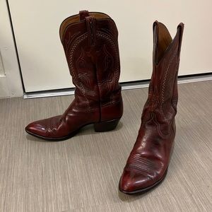 Lucchese Bordeaux cowboy western boots 11B